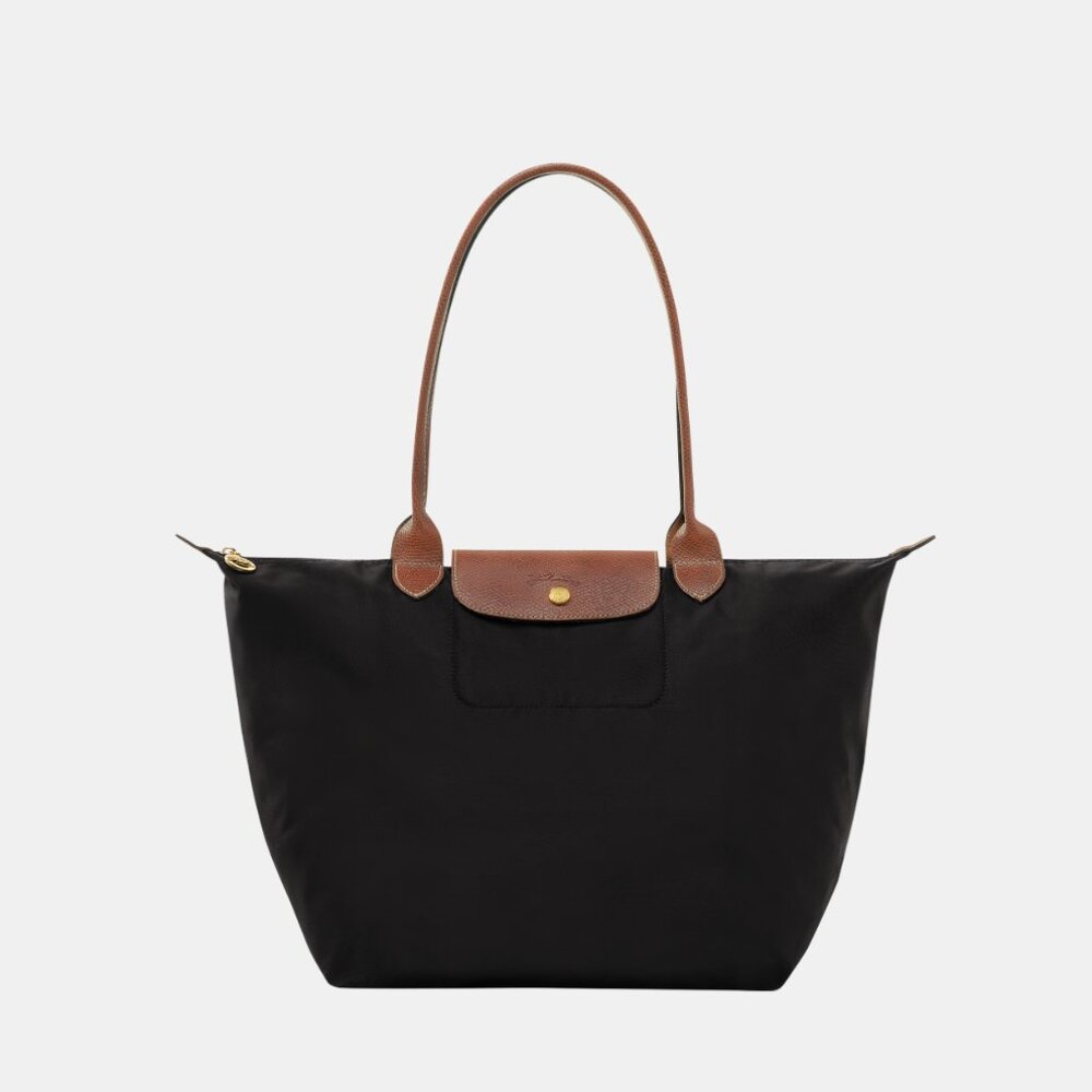 Eiffel tower stamp!! Black Pliage Original Large Tote - Picture 4 of 6